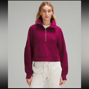 Lululemon Scuba Oversized Funnel Neck NWT M/L Deep Luxe